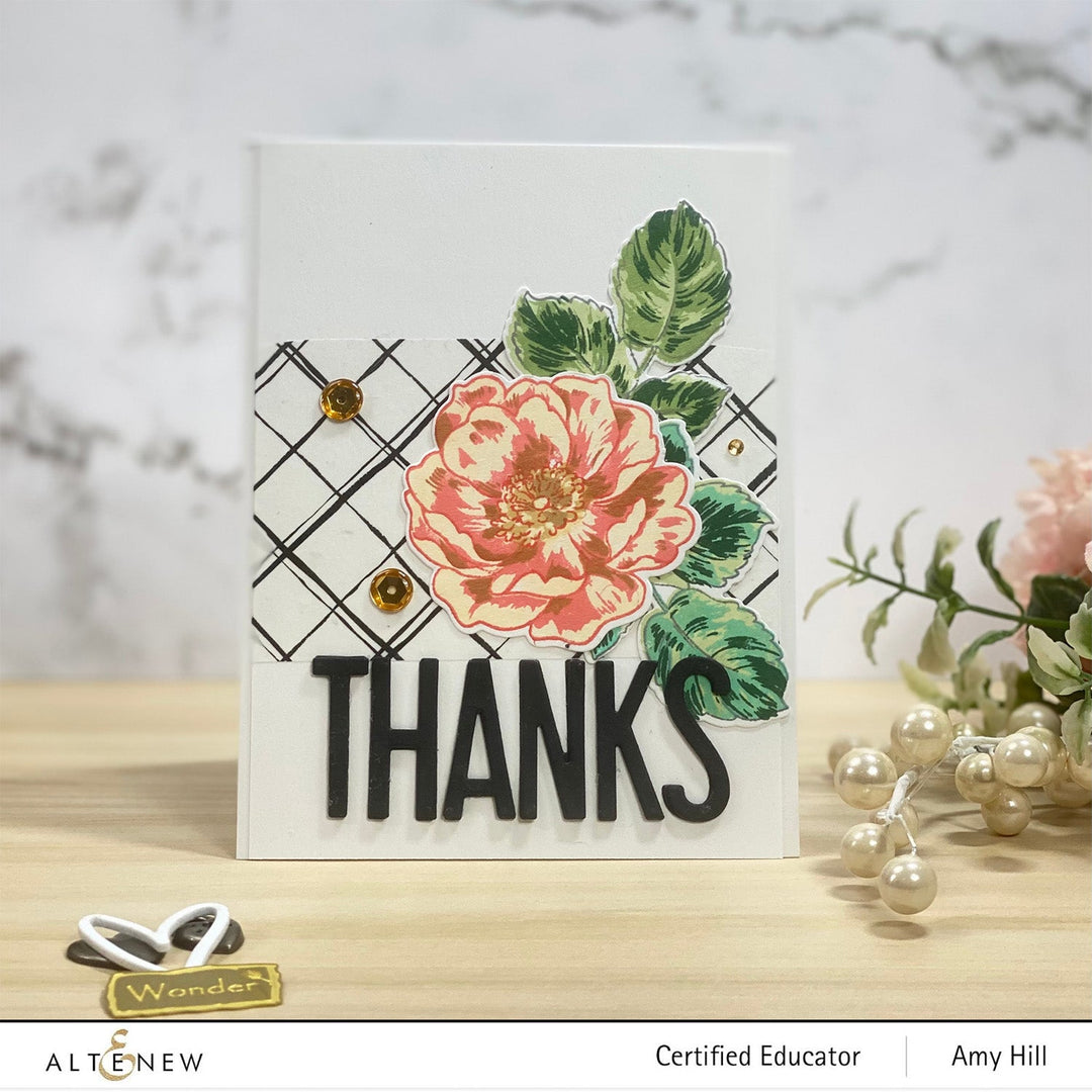 Build-A-Flower Set Build-A-Flower: Wild Rose Layering Stamp & Die Set