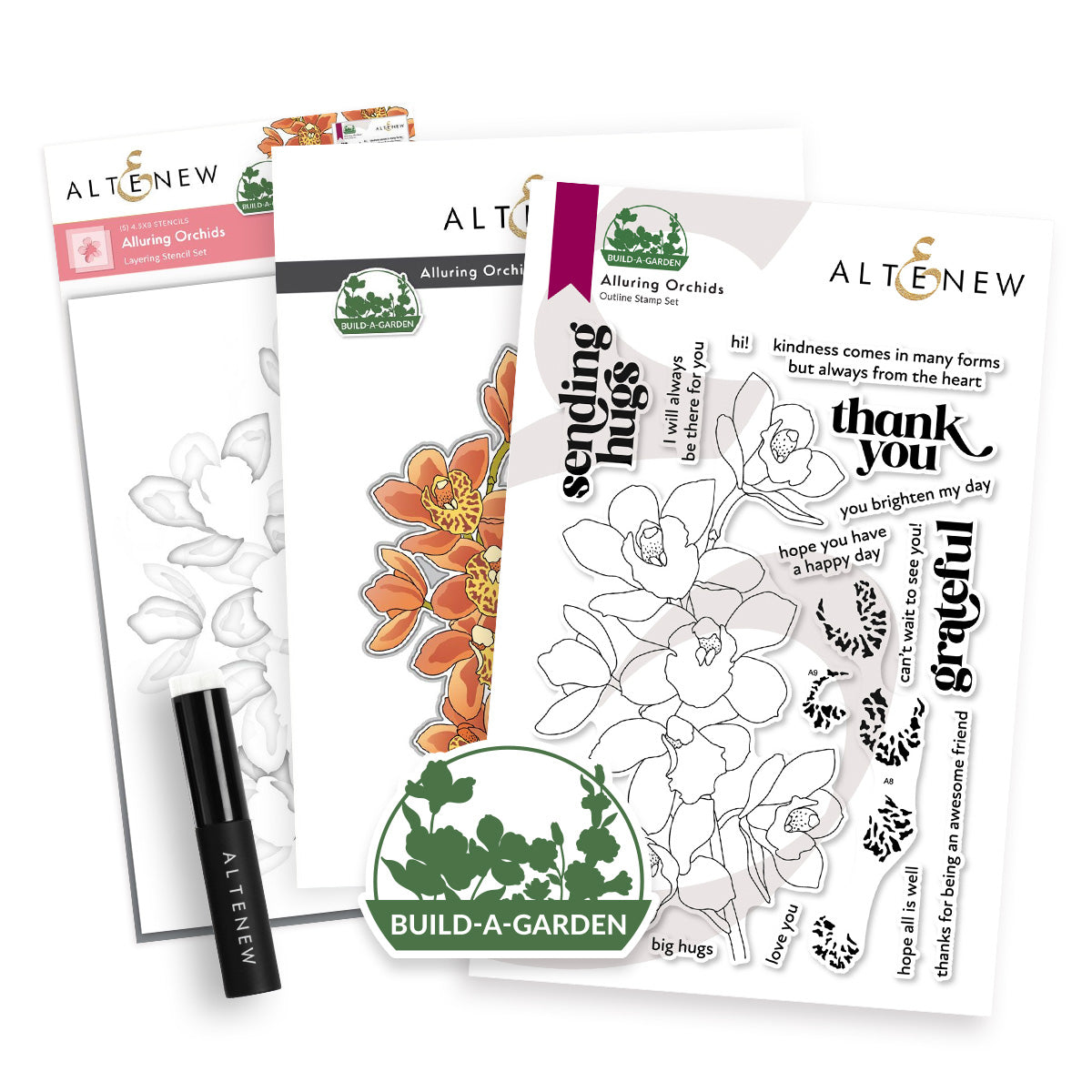 Build-A-Garden Bundle Build-A-Garden: Alluring Orchids & Add-on Die Bundle