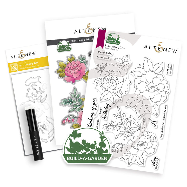 Build-A-Garden Bundle Build-A-Garden: Blossoming Trio & Add-on Die Bundle