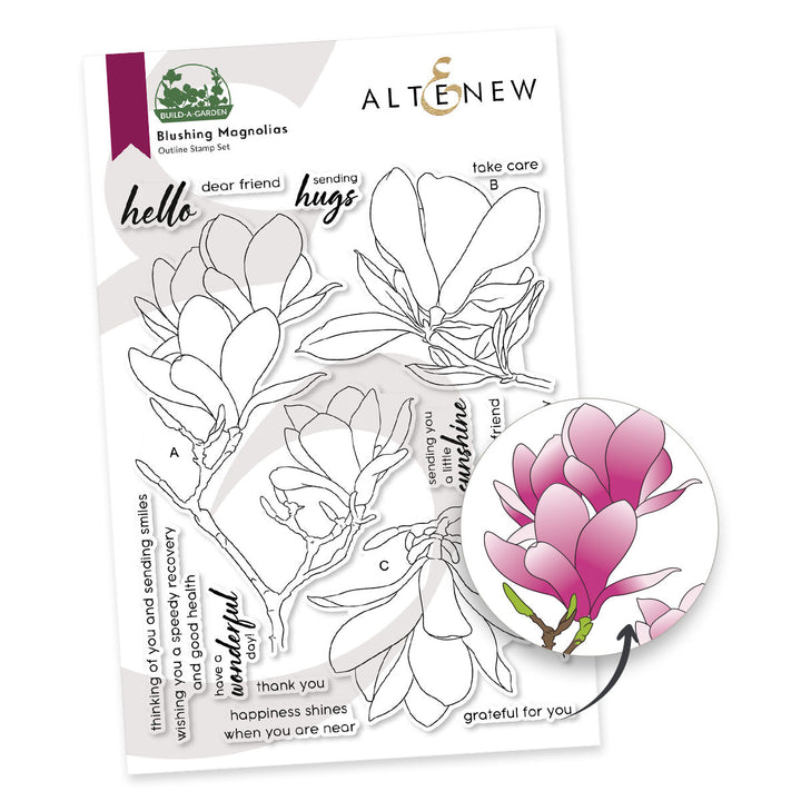 Build-A-Garden Bundle Build-A-Garden: Blushing Magnolias & Add-on Die Bundle