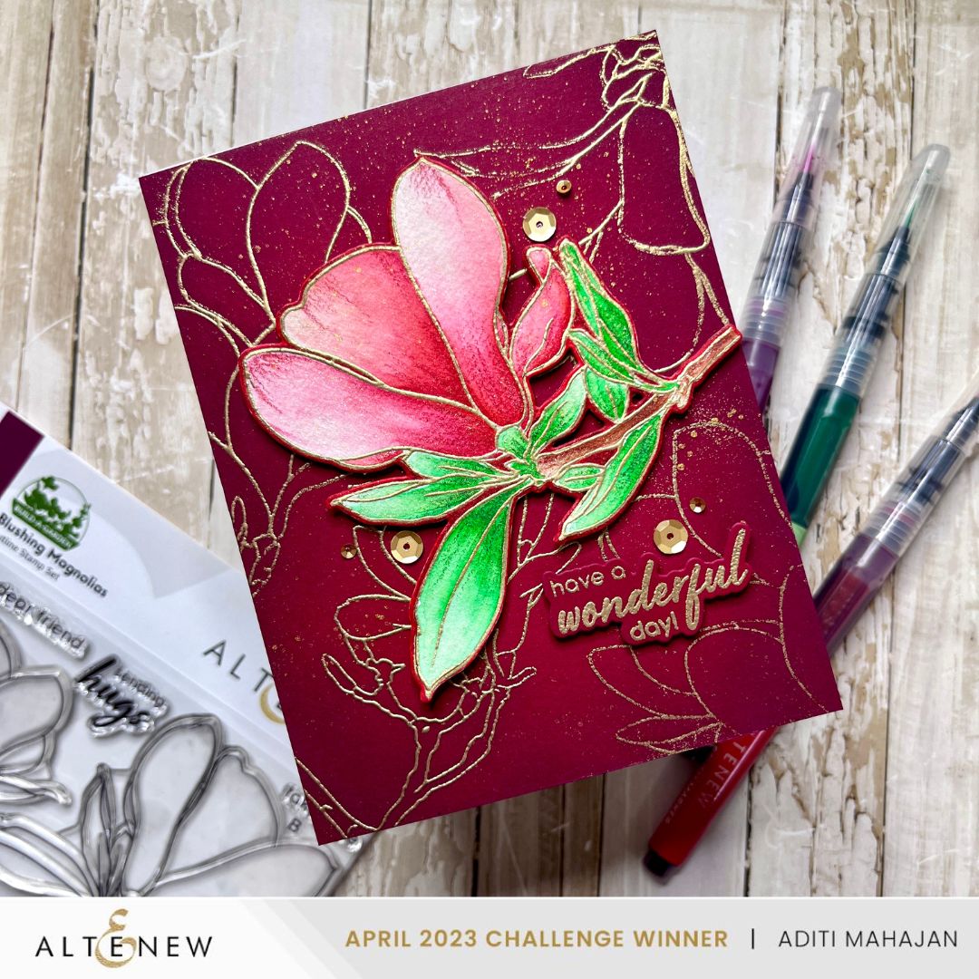 Build-A-Garden Bundle Build-A-Garden: Blushing Magnolias & Add-on Die Bundle