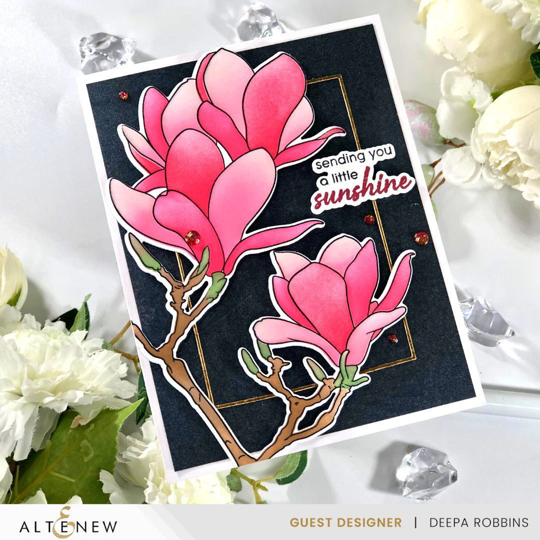 Build-A-Garden Bundle Build-A-Garden: Blushing Magnolias & Add-on Die Bundle