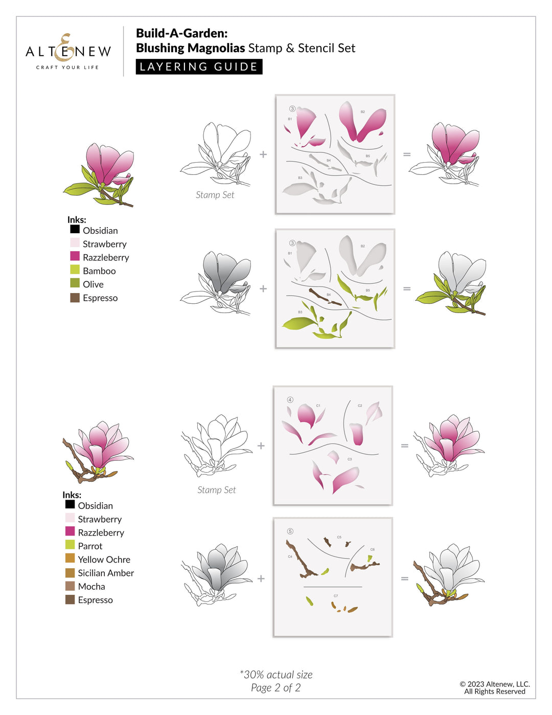 Build-A-Garden Bundle Build-A-Garden: Blushing Magnolias & Add-on Die Bundle