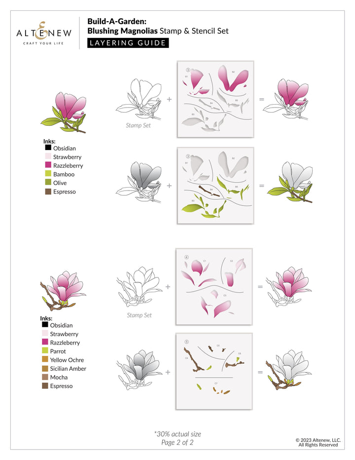 Build-A-Garden Bundle Build-A-Garden: Blushing Magnolias & Add-on Die Bundle