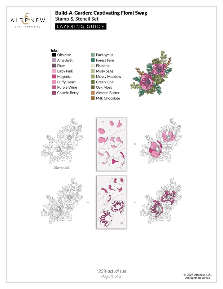 Build-A-Garden Bundle Build-A-Garden: Captivating Floral Swag & Add-on Die Bundle