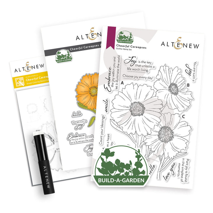 Build-A-Garden Bundle Build-A-Garden: Cheerful Coreopses & Add-on Die Bundle