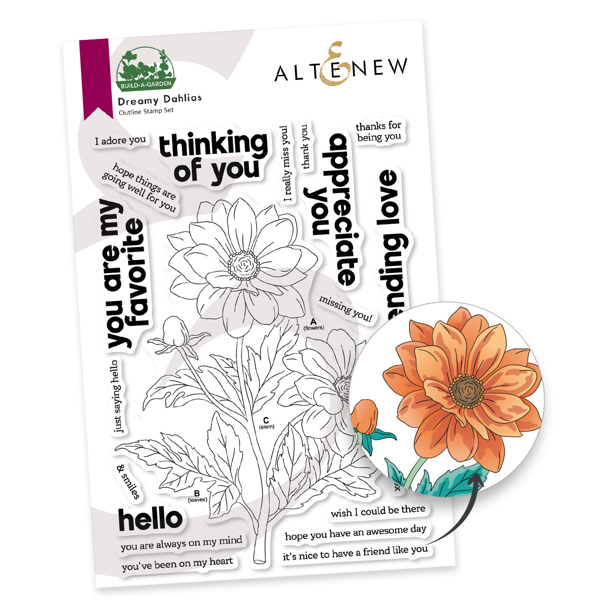 Build-A-Garden Bundle Build-A-Garden: Dreamy Dahlias and Add-on Die Bundle