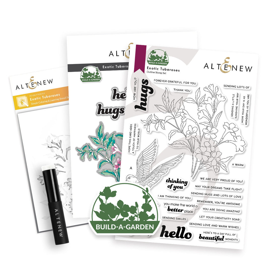 Build-A-Garden Bundle Build-A-Garden: Exotic Tuberoses & Add-on Die Bundle
