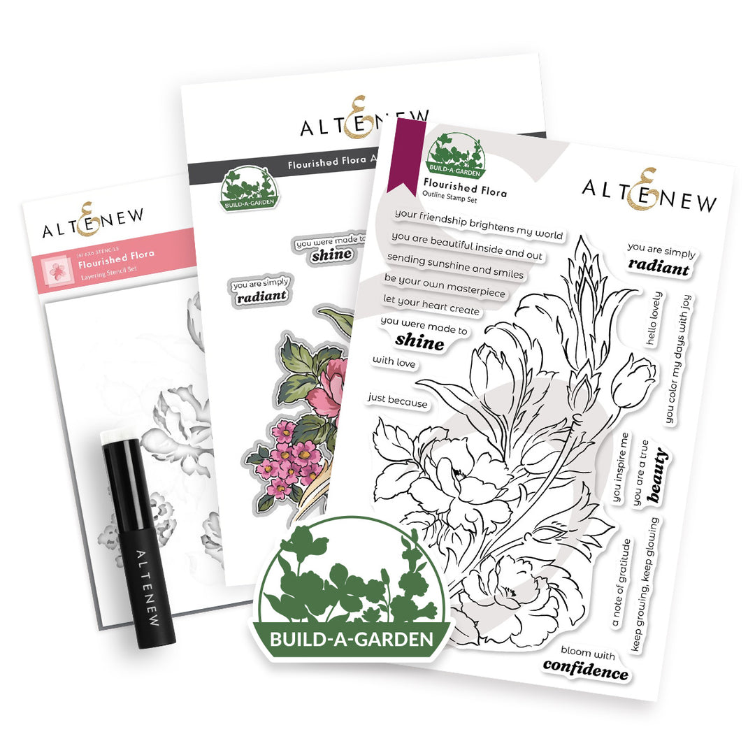 Build-A-Garden Bundle Build-A-Garden: Flourished Flora & Add-On Die Bundle