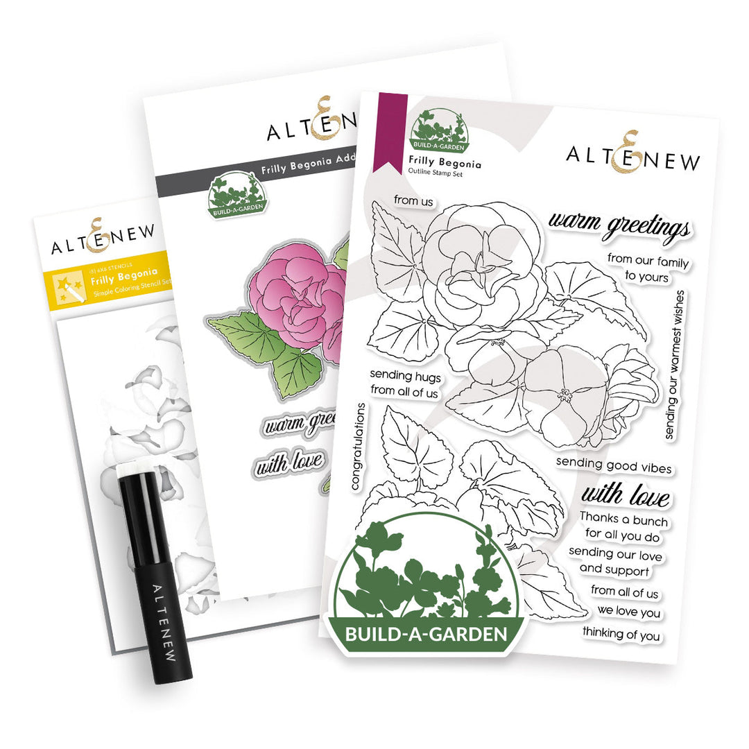 Build-A-Garden Bundle Build-A-Garden: Frilly Begonia & Add-on Die Bundle