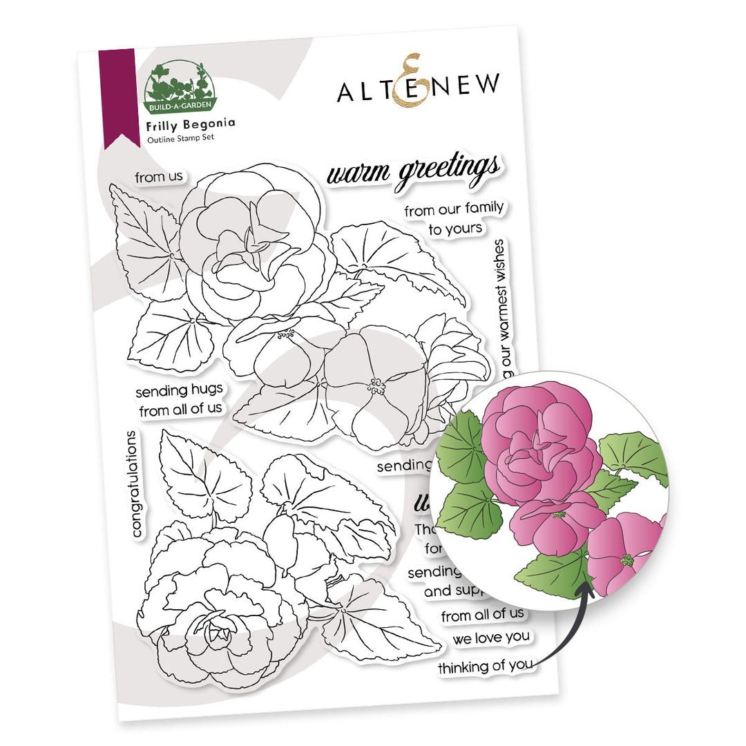 Build-A-Garden Bundle Build-A-Garden: Frilly Begonia & Add-on Die Bundle