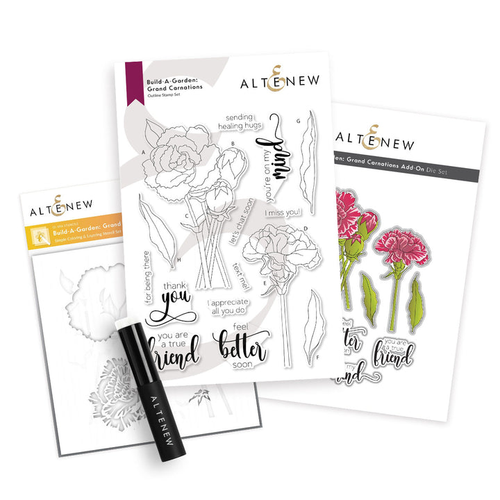 Build-A-Garden Bundle Build-A-Garden: Grand Carnations & Add-On Die Bundle