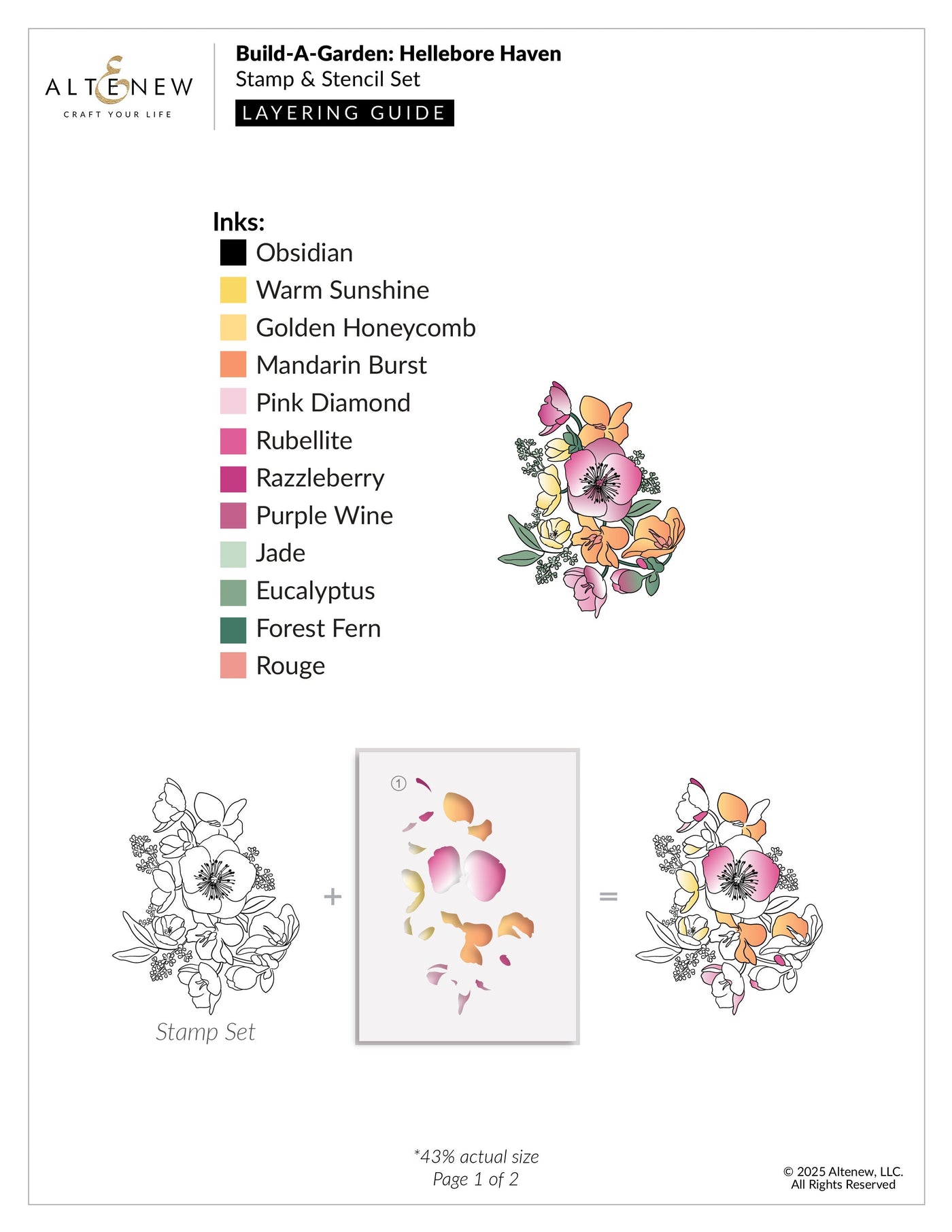 Build-A-Garden Bundle Build-A-Garden: Hellebore Haven & Add-on Embossing Folder Bundle