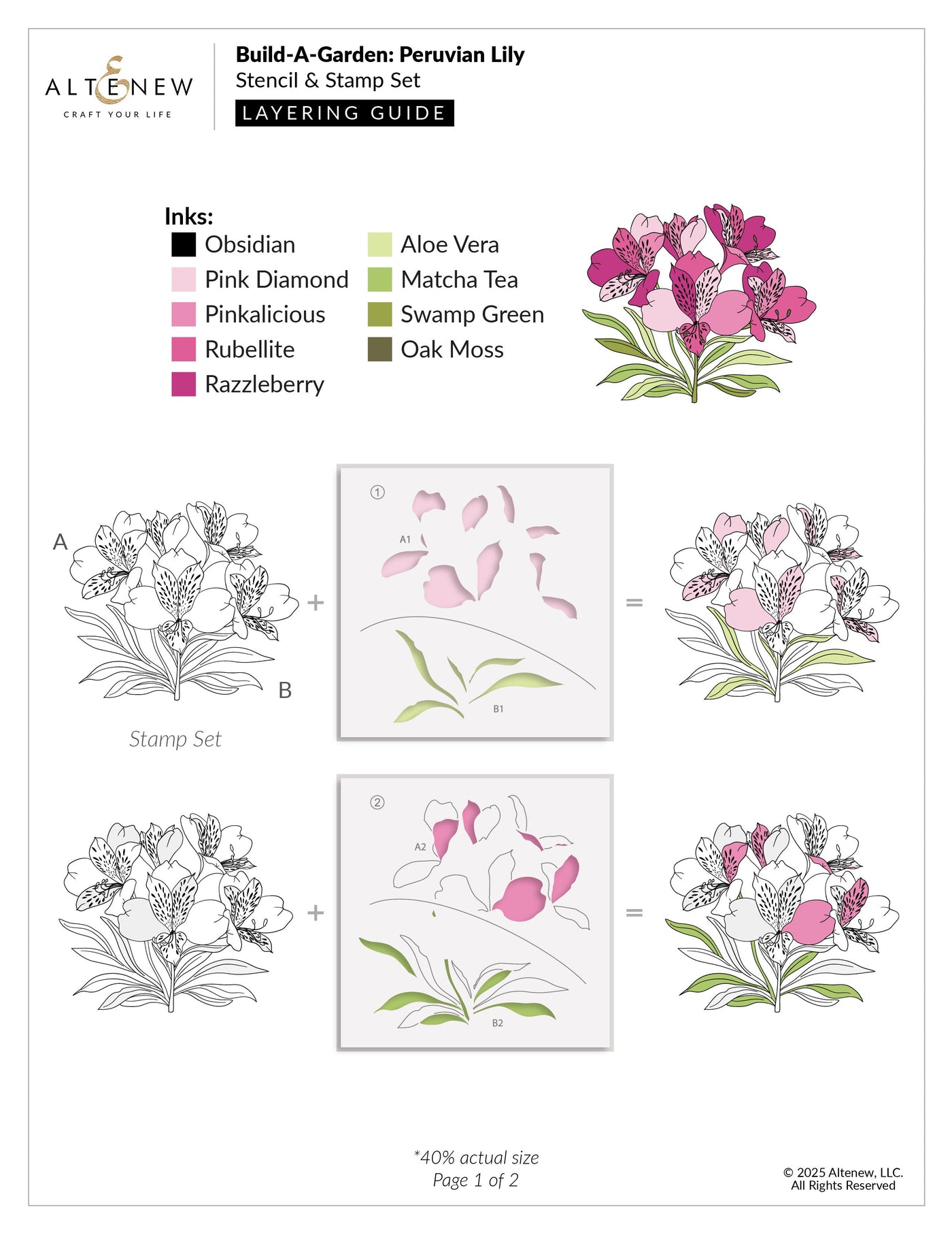 Build-A-Garden Bundle Build-A-Garden: Peruvian Lily & Add-On Die Bundle