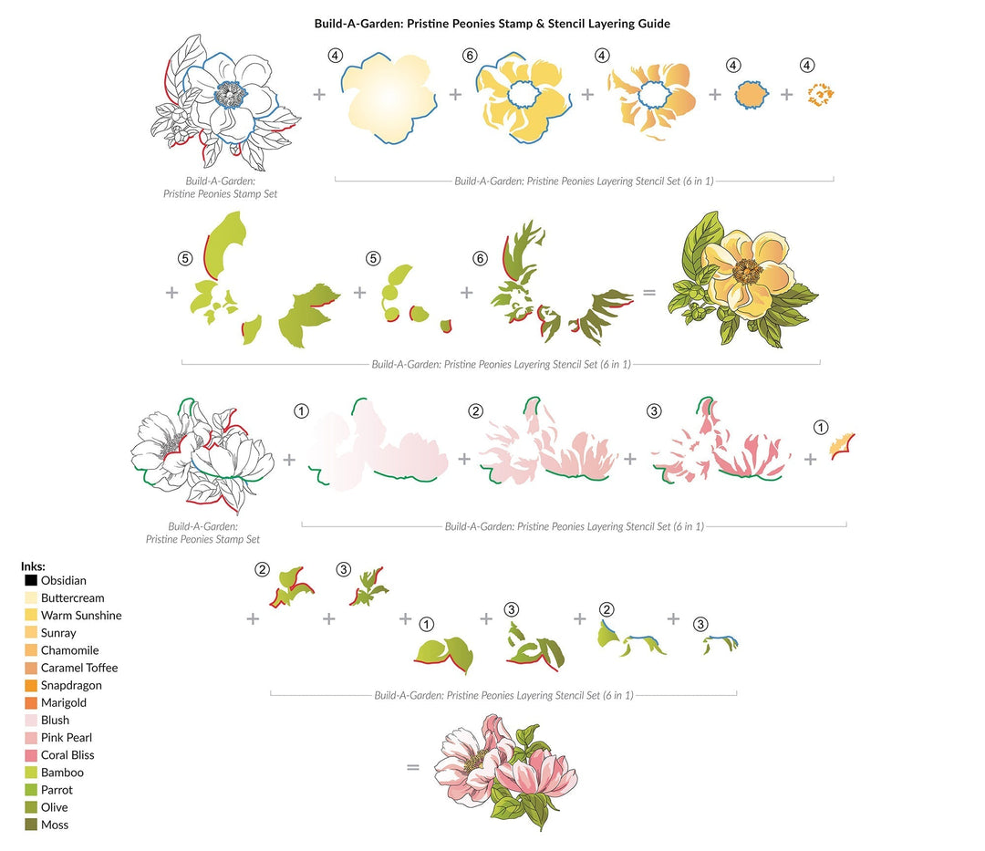 Build-A-Garden Bundle Build-A-Garden: Pristine Peonies & Add-On Die Bundle