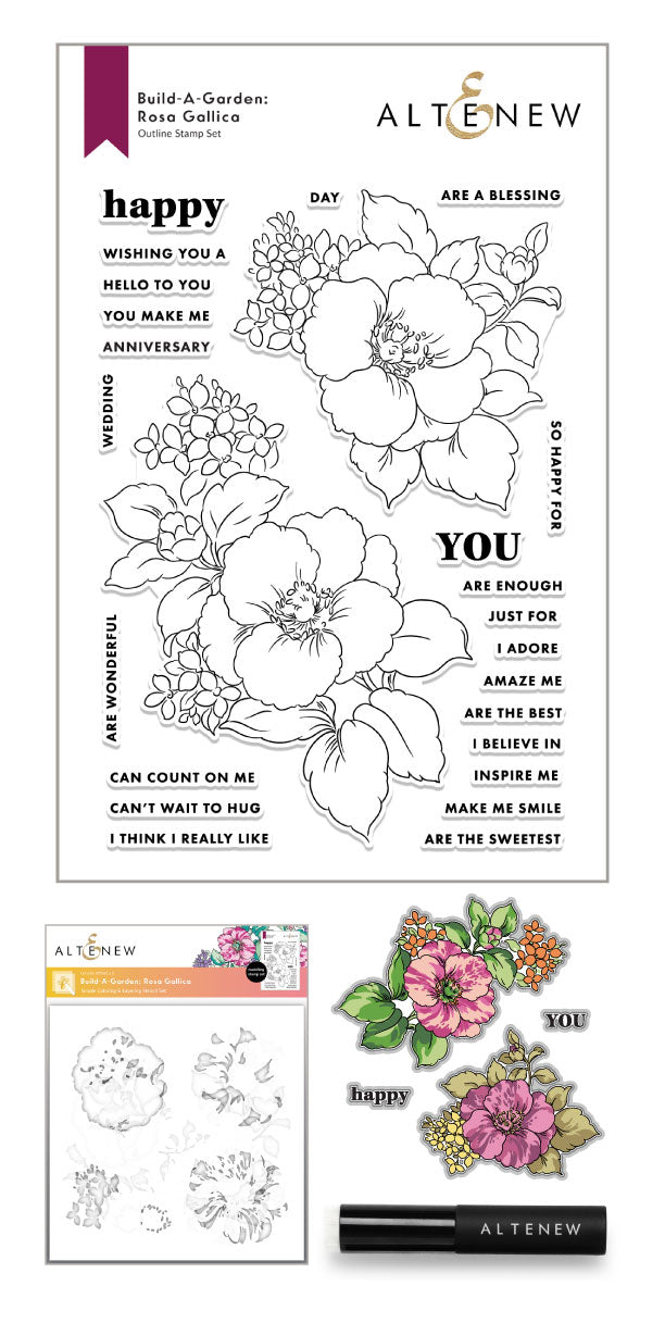 Build-A-Garden Bundle Build-A-Garden: Rosa Gallica & Add-On Die Bundle