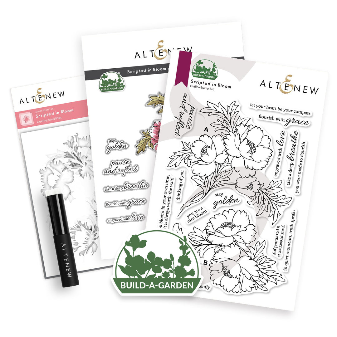 Build-A-Garden Bundle Build-A-Garden: Scripted in Bloom & Add-on Die Bundle