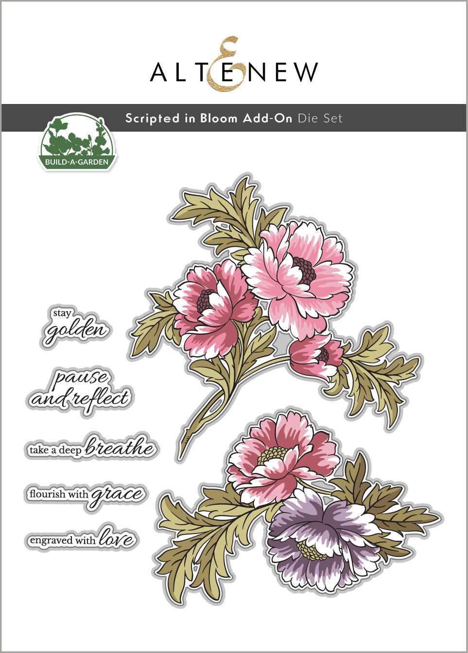 Build-A-Garden Bundle Build-A-Garden: Scripted in Bloom & Add-on Die Bundle