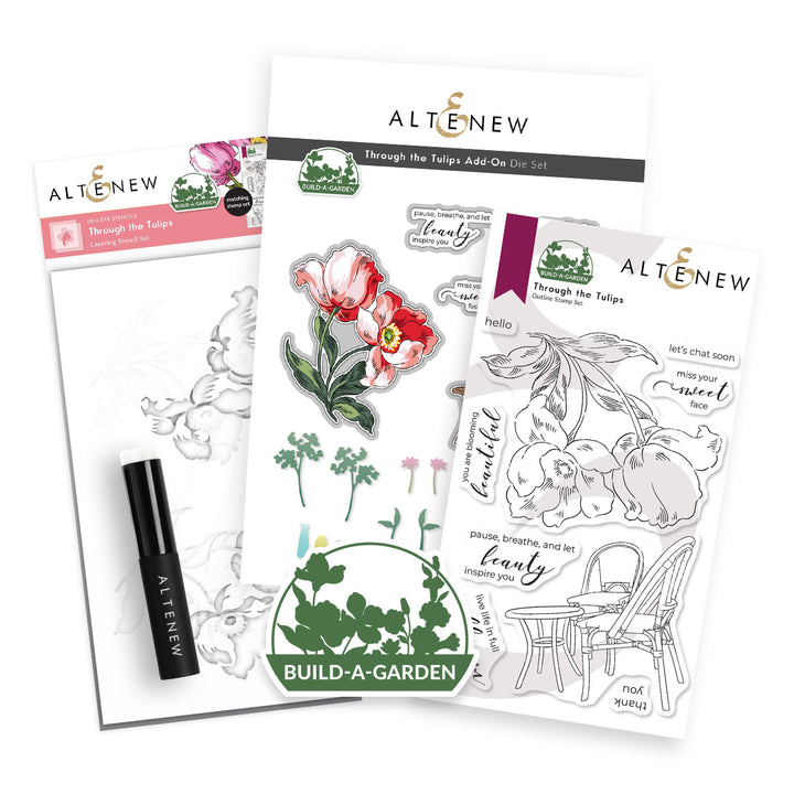 Build-A-Garden Bundle Build-A-Garden: Through the Tulips & Add-on Die Bundle