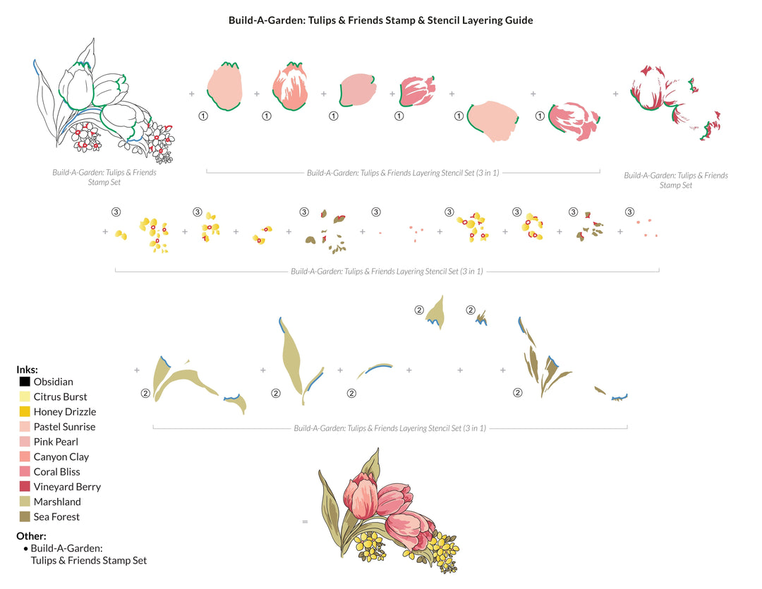 Build-A-Garden Bundle Build-A-Garden: Tulips & Friends & Add-on Die Bundle