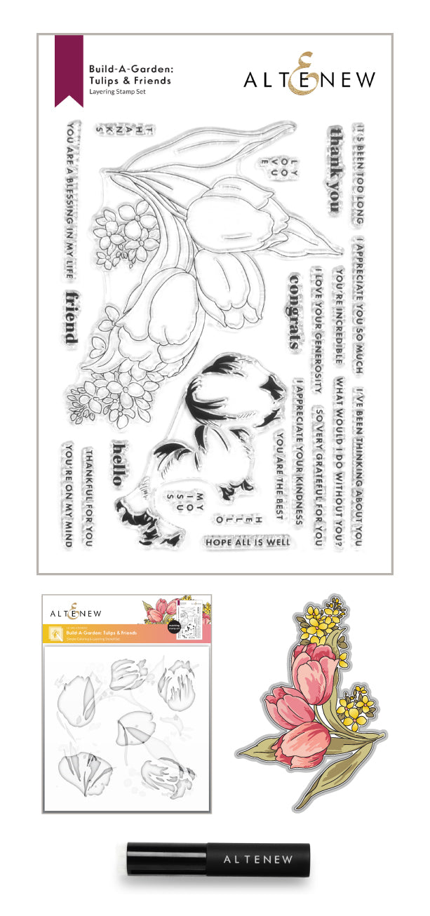 Build-A-Garden Bundle Build-A-Garden: Tulips & Friends & Add-on Die Bundle