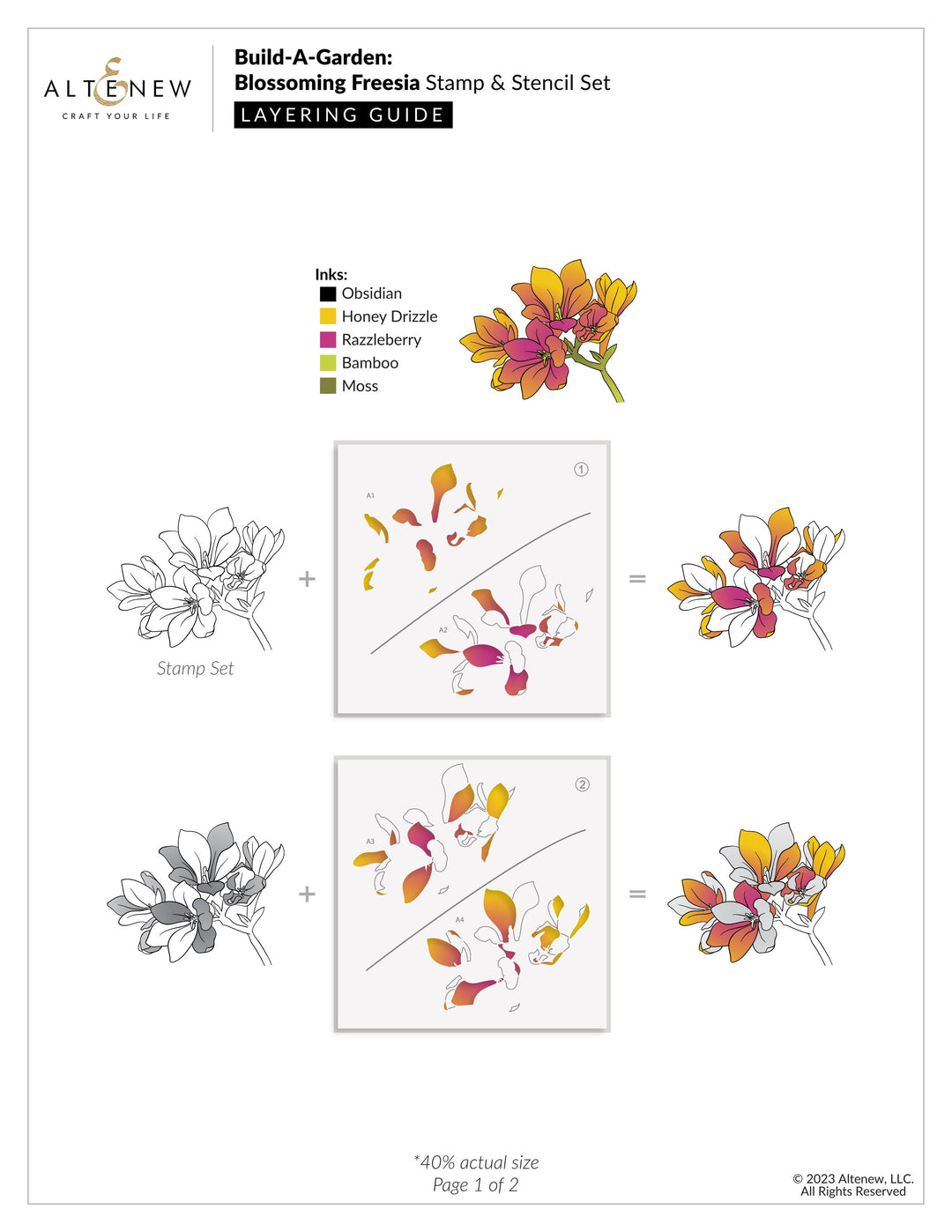 Build-A-Garden Set Build-A-Garden: Blossoming Freesia