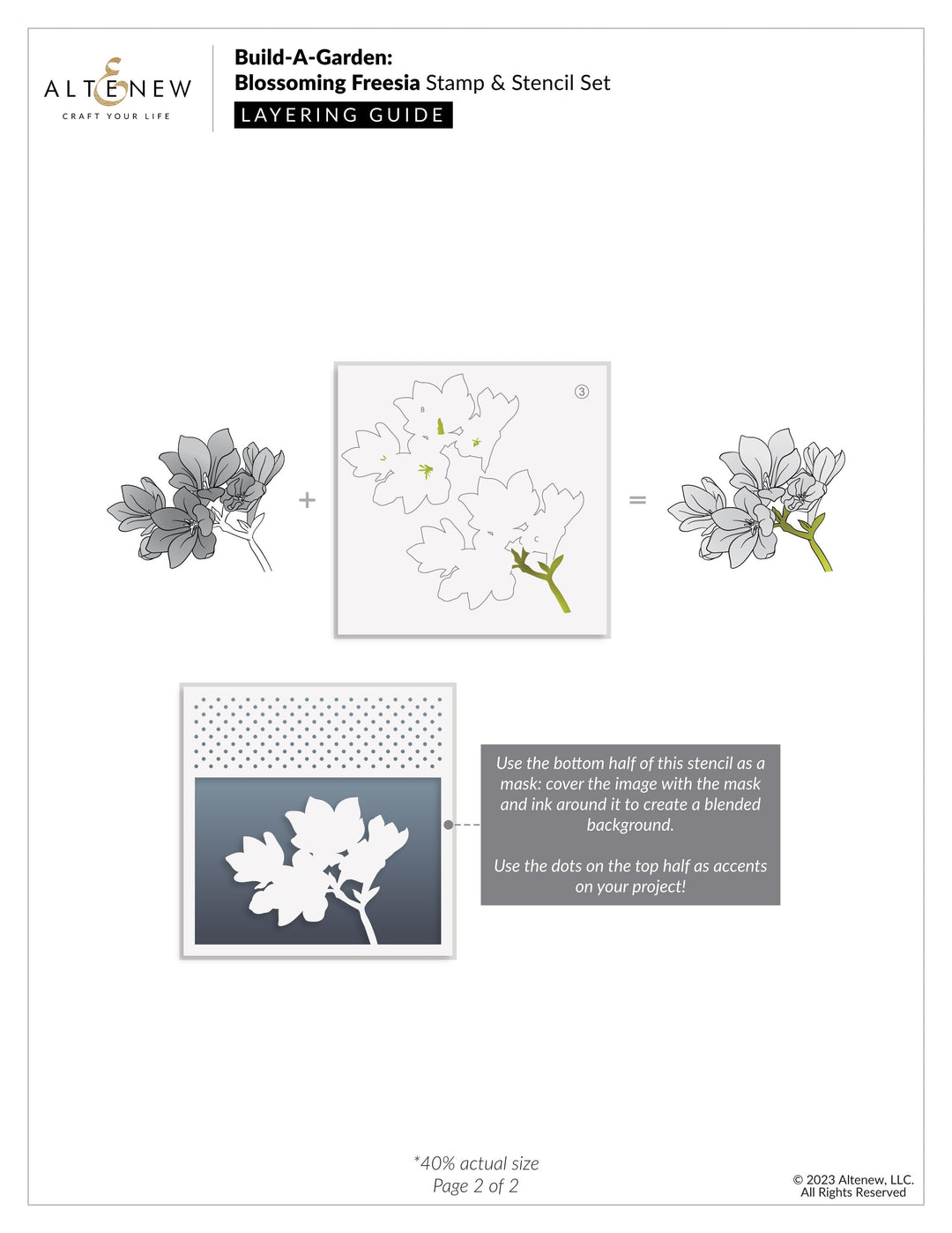 Build-A-Garden Set Build-A-Garden: Blossoming Freesia
