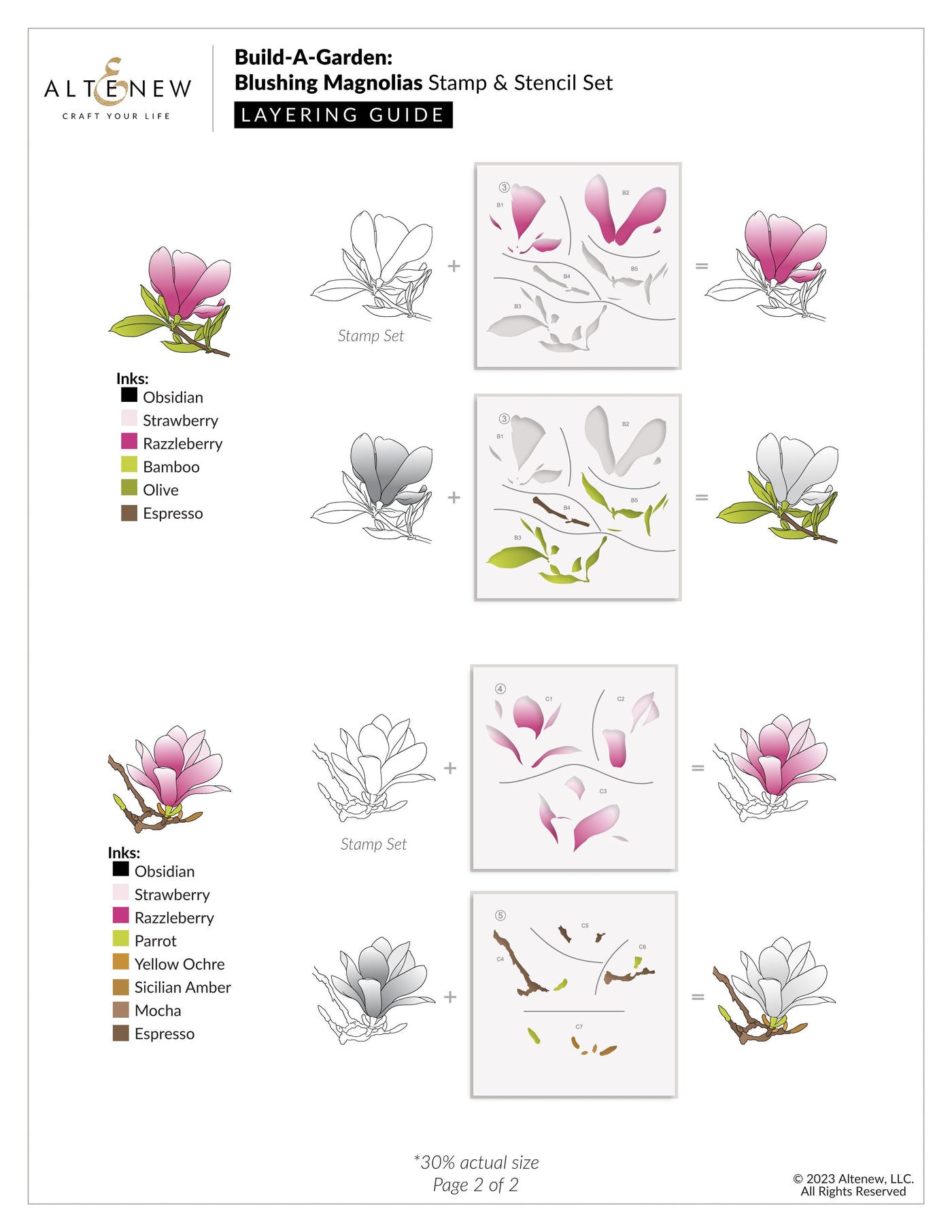 Build-A-Garden Set Build-A-Garden: Blushing Magnolias