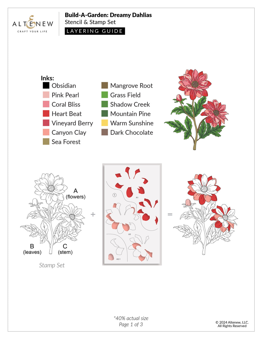 Build-A-Garden Set Build-A-Garden: Dreamy Dahlias