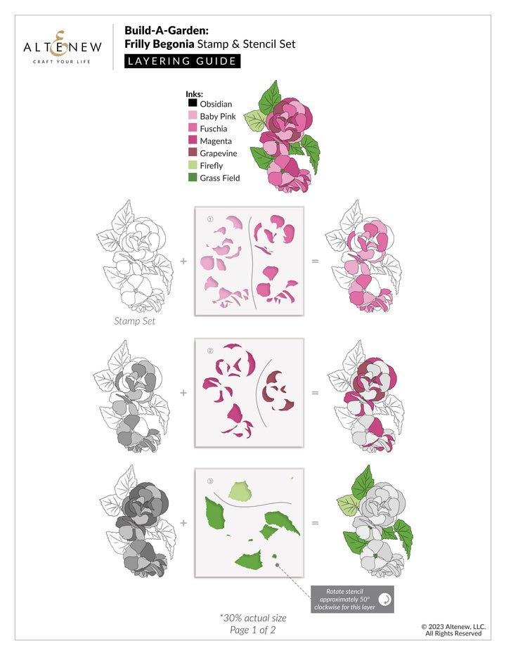 Build-A-Garden Set Build-A-Garden: Frilly Begonia