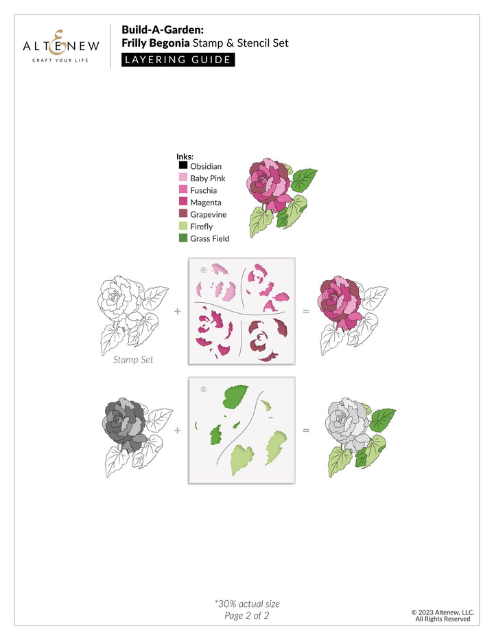 Build-A-Garden Set Build-A-Garden: Frilly Begonia