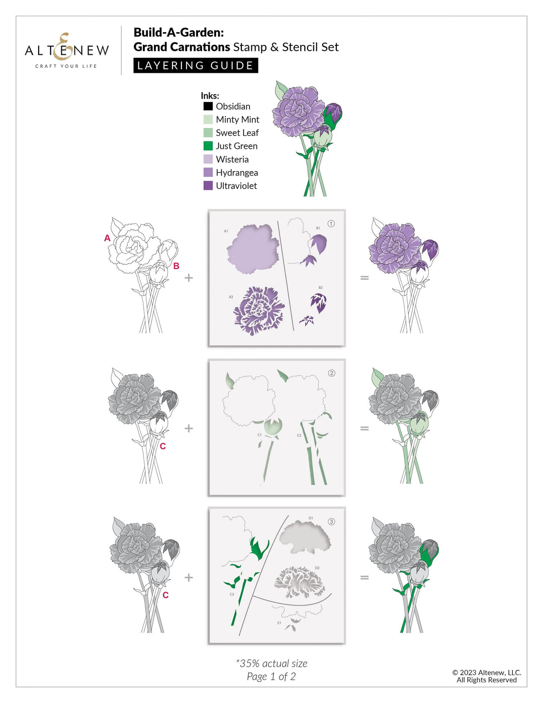 Build-A-Garden Set Build-A-Garden: Grand Carnations