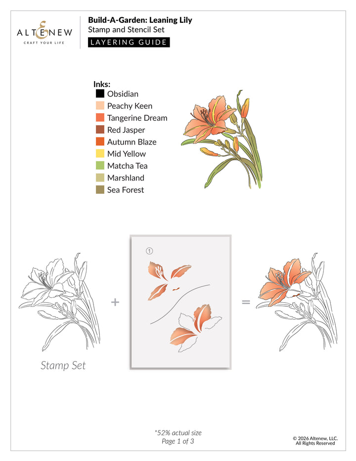 Build-A-Garden Set Build-A-Garden: Leaning Lily