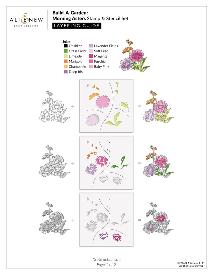 Build-A-Garden Set Build-A-Garden: Morning Asters