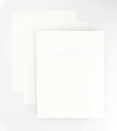 Cardstock 5 x 7 Classic Crest Solar White Notecards (50 cards/set)