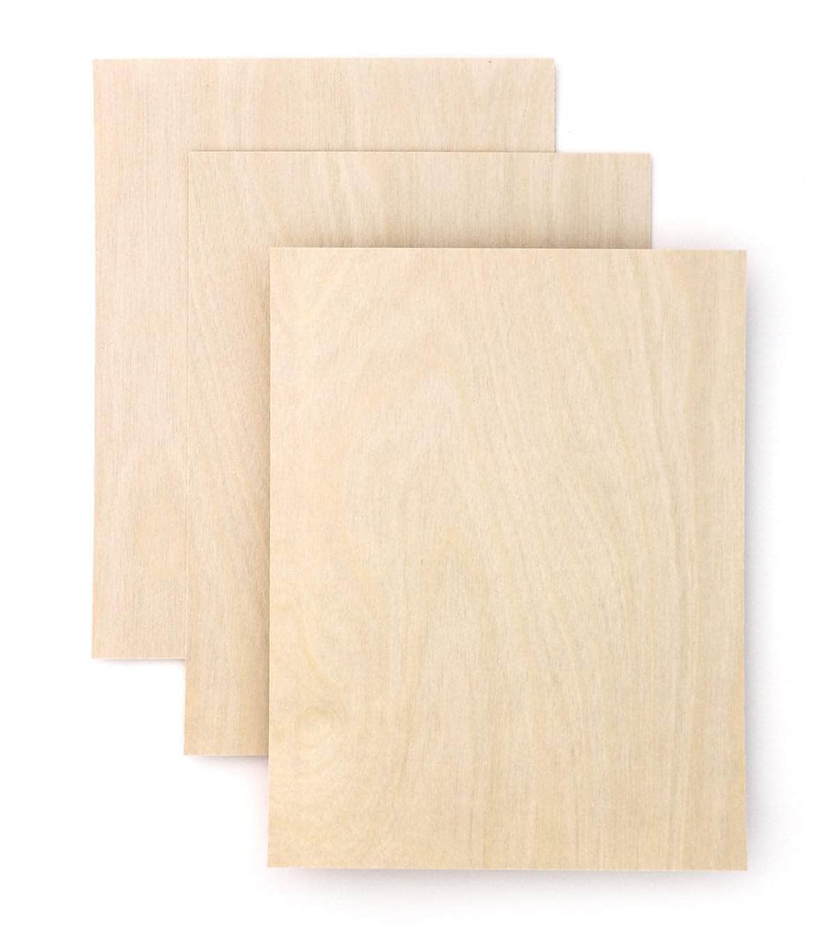 Cardstock Birch Wood (5 sheets/set)