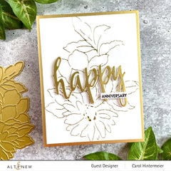 Cardstock Brushed Gold Metallic Cardstock (10 sheets/set)
