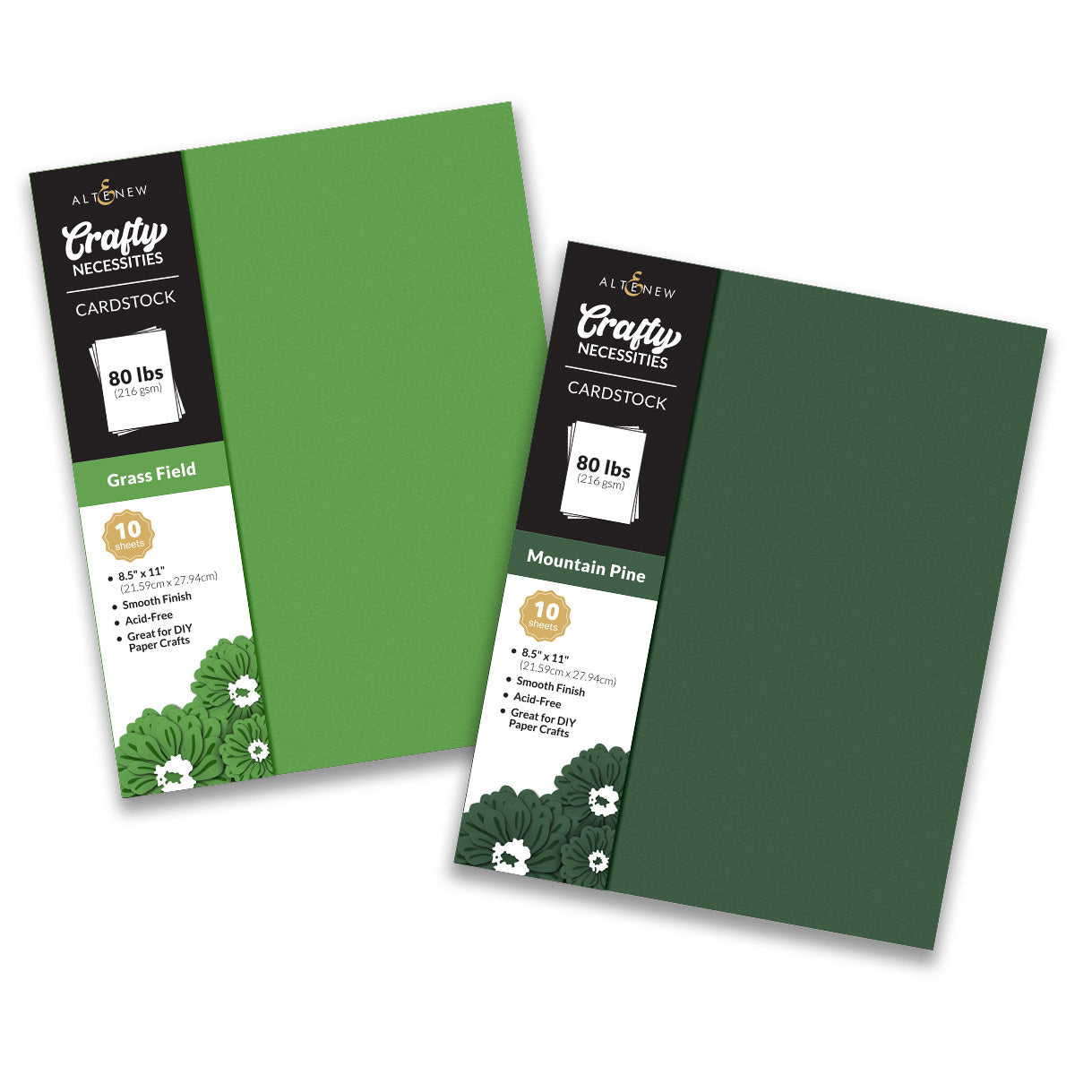 Cardstock Bundle Crafty Necessities Cardstock Bundle (Green Valley)