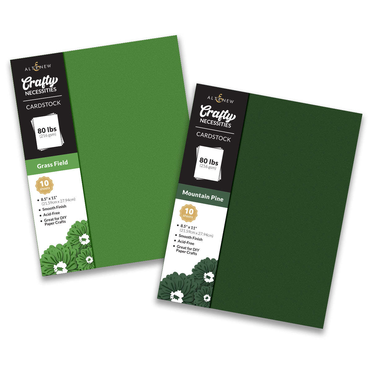 Cardstock Bundle Crafty Necessities Cardstock Bundle (Green Valley)