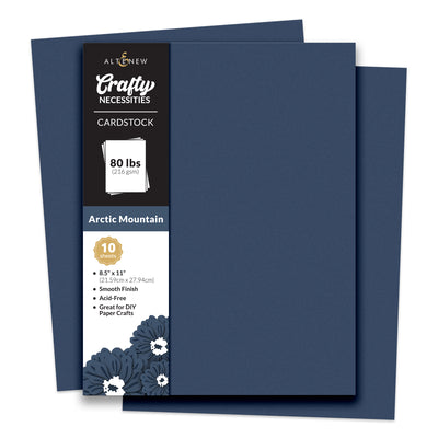 Cardstock Crafty Necessities: Arctic Mountain Cardstock (10 sheets/set)