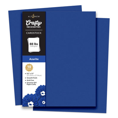 Cardstock Crafty Necessities: Azurite Cardstock (10 sheets/set)