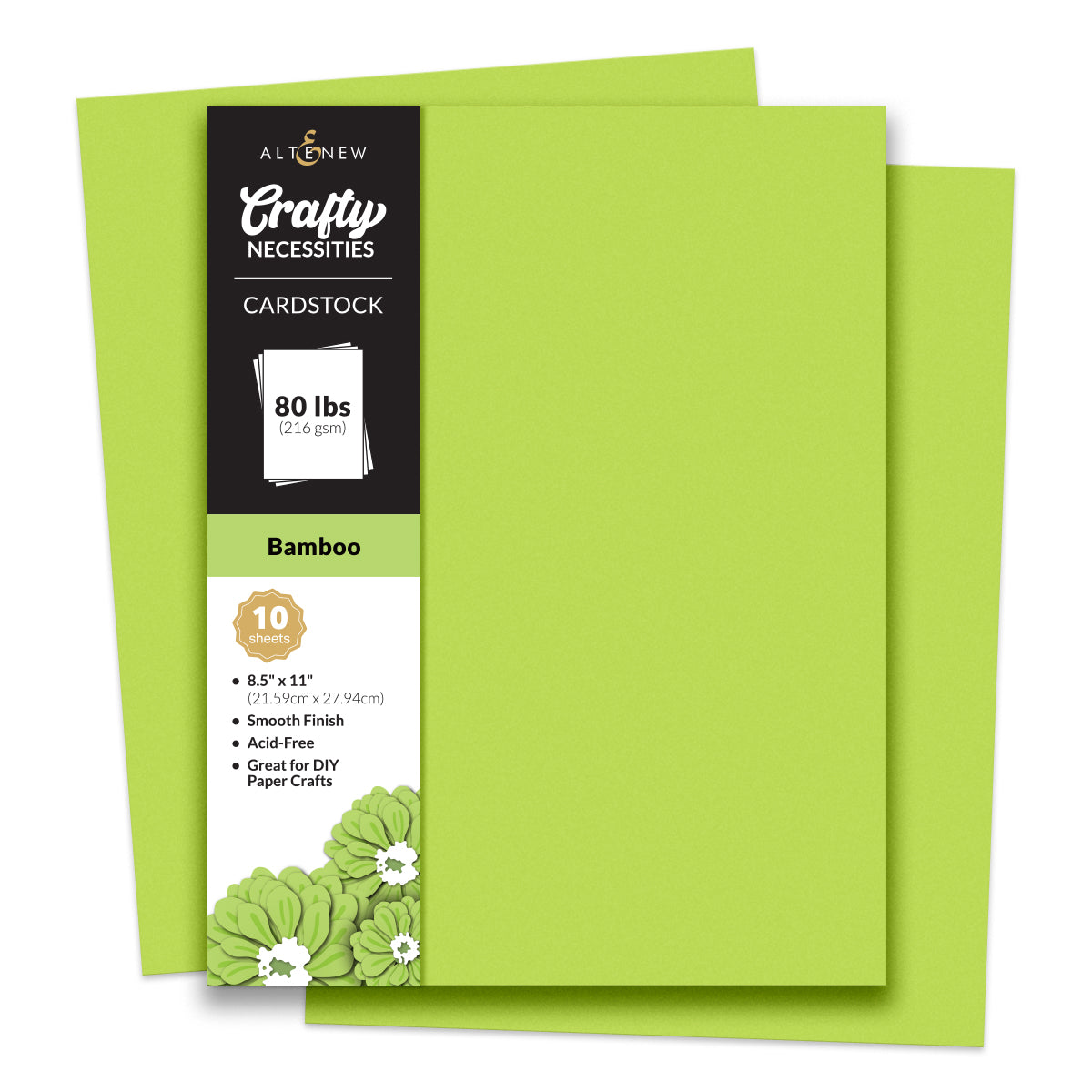 Cardstock Crafty Necessities: Bamboo Cardstock (10 sheets/set)