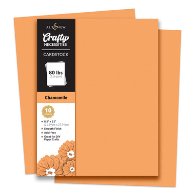 Cardstock Crafty Necessities: Chamomile Cardstock (10 sheets/set)