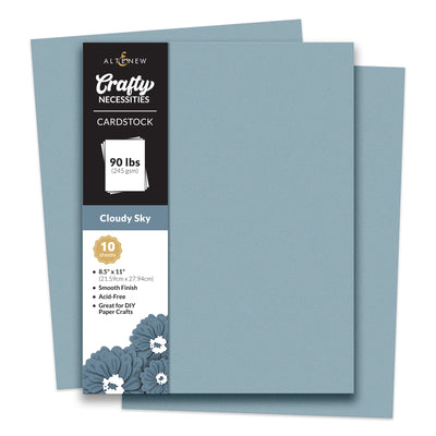 Cardstock Crafty Necessities: Cloudy Sky Cardstock (10 sheets/set)