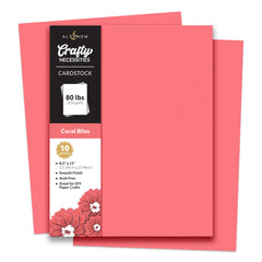 Cardstock Crafty Necessities: Coral Bliss Cardstock (10 sheets/set)