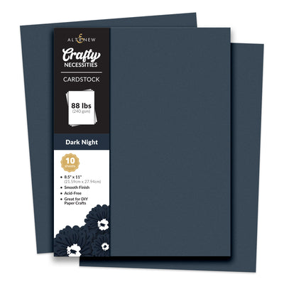 Cardstock Crafty Necessities: Dark Night Cardstock (10 sheets/set)