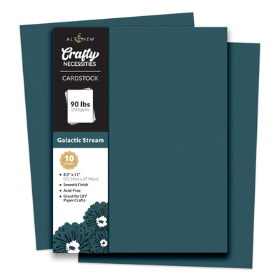 Cardstock Crafty Necessities: Galactic Stream Cardstock (10 sheets/set)