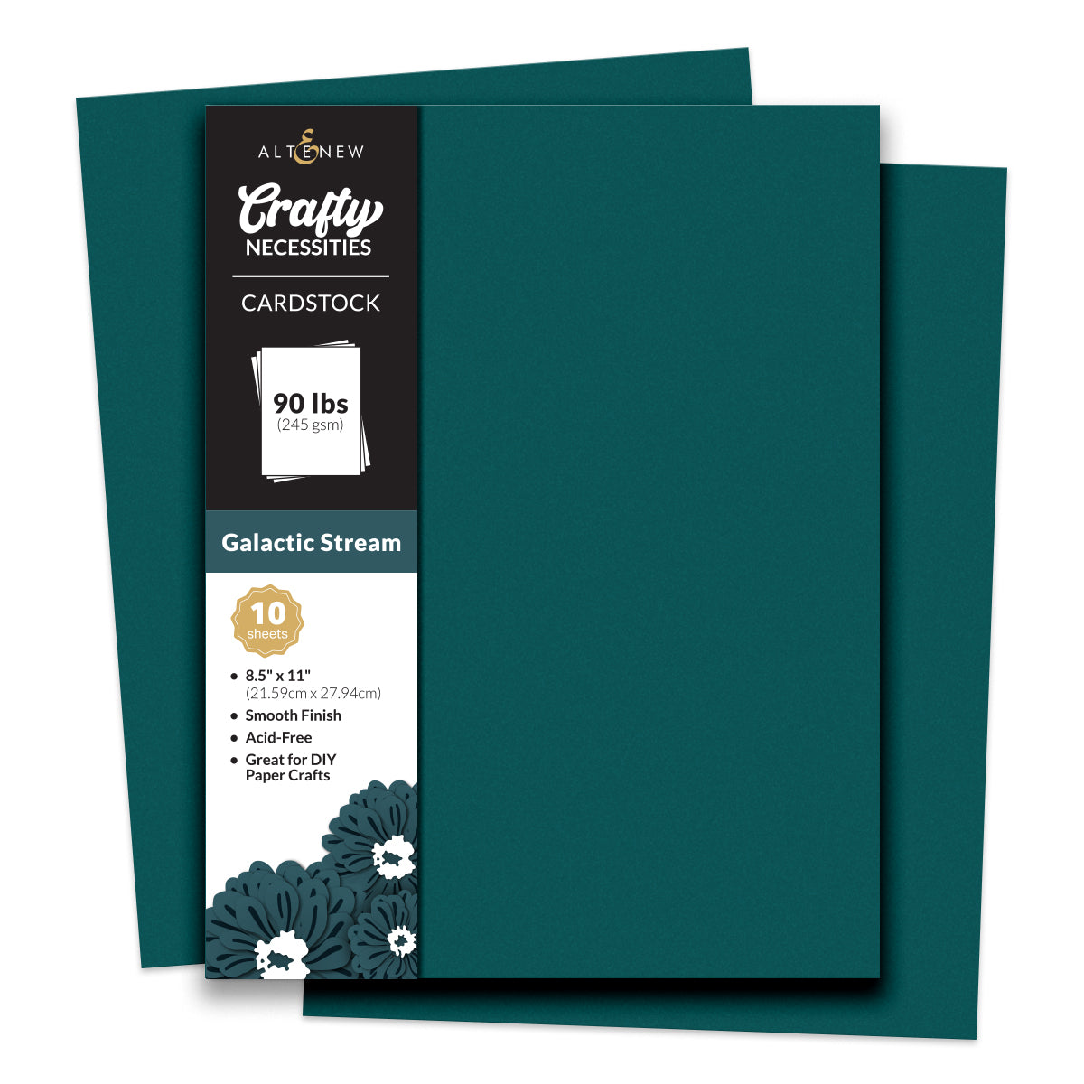 Cardstock Crafty Necessities: Galactic Stream Cardstock (10 sheets/set)