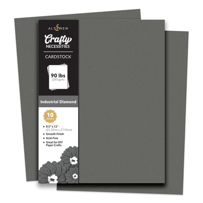 Cardstock Crafty Necessities: Industrial Diamond Cardstock (10 sheets/set)