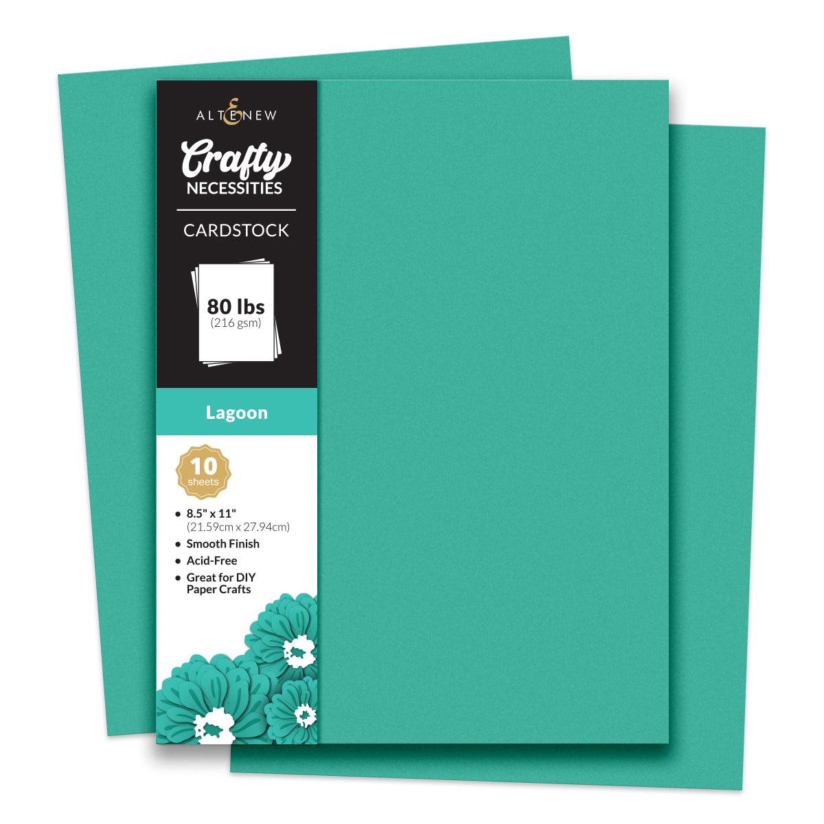 Cardstock Crafty Necessities: Lagoon Cardstock (10 sheets/set)